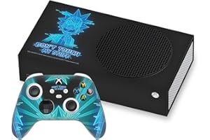 Head Case Designs Offizielle Rick and Morty Fass Meine Sachen Nicht An Grafiken Vinyl Haut Gaming Aufkleber Abziehbild Abdeckung kompatibel mit Xbox Series S Console and Controller Bundle