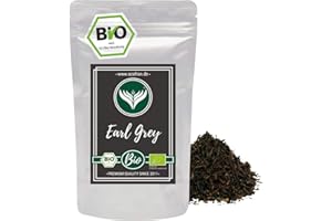 ‎AZAFRAN Azafran BIO Earl Grey Schwarzer Tee - Darjeeling Schwarztee mit Bergamotte Öl lose 250g