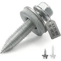 50 Viti Lamiera Inox #8 X 2-1/2 - Testa Pan, Azionamento Quadrato (Grado 18-8) - Fastenere