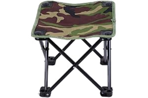 ANKINGART Camping Stool, Portable Folding Stool for Outdoor Walking Hiking Fishing 130KG Capacity (L)