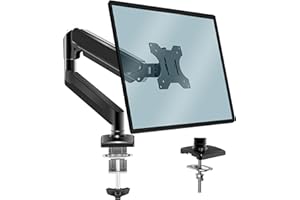 DIGANK Monitor Halterung für 17 bis 32 Zoll,Monitor arm Ständer Hält 2-9 kg,Ergonomischer Bildschirmhalterung Monitorhalterung 1 Monitor 75 & 100 mm VESA Monitor Halterung