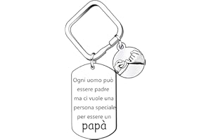 Lumengqi Regalo Papà Regalo per Festa Del Papà Portachiavi Papà Portachiavi Papà Personalizzato Regalo Uomo Portachiavi Regalo Festa del Papà Regalo di Compleanno di Papà