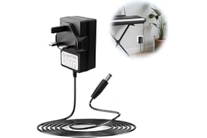 QAUM 12V Power Adapter for Yamaha Keyboard, 1.8M 12V 2A DC Power Supply Charger Adaptor Replacement for Yamaha PSR YPG YPT DGX DD EZ P Series Digital Piano Charging Cord 5.5mm*2.1mm