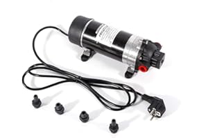 OU BEST CHOOSE 220V 160PSI Pompe à eau à membrane Mini Auto Amorçage Automatique Diaphragm Pump 5.1-5.5L / min 0.55A