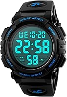 Herren Digitale Armbanduhr, Outdoor Laufen 5 Bar wasserdichte militärische Uhren, Cool Sport große Anzeige LED Sportuhr...