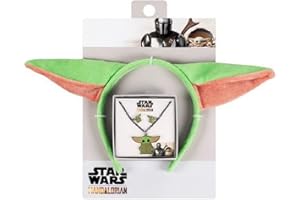 Peers Hardy Disney Mandalorian Baby Yoda Green Headband and Jewellery Gift set VS700544L, One Size