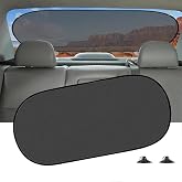 Sogex Araba Oto Arka Cam İ&ccedil;in Vantuzlu G&uuml;neşlik Perde Ara&ccedil; Perdesi Ara&ccedil; Arka Cam Vantuzlu Perde (100x50cm)