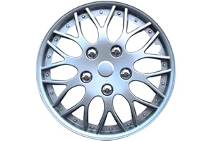 AUTO-STYLE Jeu d'enjoliveurs Missouri 14-inch argent