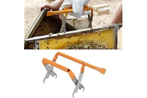 FYEARFLY Beekeeping Nests Box Clip, Stainless Steel Beehive Frame Holder Lifter Capture Grip Tool Nests Box Jig Beekeeper Equipment