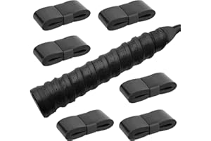 TDUNSYA Nastro Grip per Racchetta,6 Pezzi Nastro Adesivo per Racchetta da Tennis,Antiscivolo,Traspiranti,Grip per Racchette da Tennis e Badminton,per Racchette da Tennis Racchette da Badminton Squash