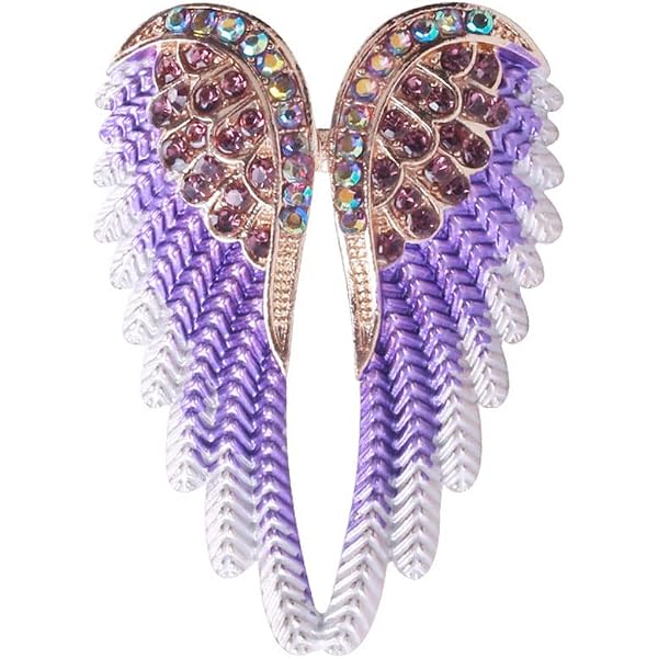Lucky zx - Spilla a forma di lacrima di angelo, elegante, con
