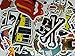 Produktbild 30 tlg verschiedene Stickers, Pop Art, Graffiti, Super Cool Aufkleber Aufkleber Pack Skateboarden / Snowboarding / Gepäck / Auto / Fahrrad / Macbook / Laptop / Koffer/Möbel Dekoration usw, Stillshine 2017 Mixed Vinyl Autoaufkleber