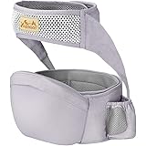 Ainomi Porte Bebe 4 A 36 Mois Ceinture Ventral Leger Avec Rembourrage De Siege Confortable Respirant Multi Positions Avec Poches Amovibles Pour Cles Telephone Voyage Maison Cadeau Naissance Bleu Amazon Fr Bebe Et