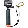 Schwimmer Handgriff,wasserdichte Schwimmender Unterwasser Hand Griff Strukturierter Rutschfest Schaumstoff Easy Grip Für Sport Kamera Action-Kamera Hero 5/3 Mit Verstellbare Handschlaufe 78cm Schwarz