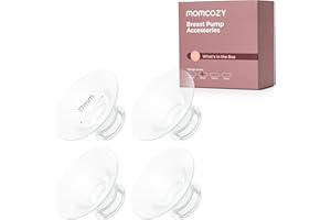 Momcozy Breast Pump Flange Insert 17mm, Only for Momcozy M5/M6/M9, 4PC