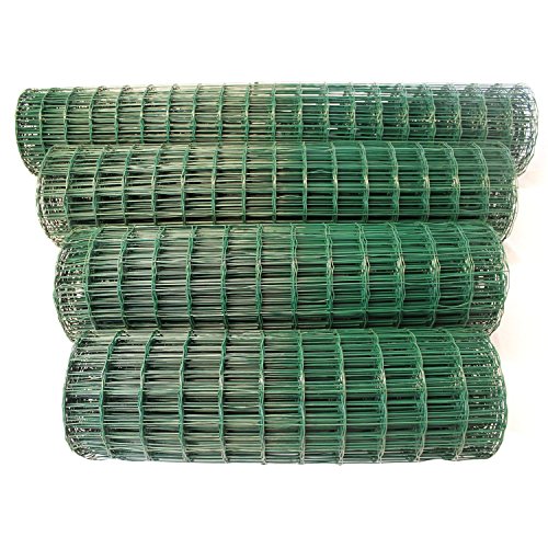 TOP MULTI Maschendrahtzaun Wildzaun Gartenzaun PVC-beschichtet grün – versandkostenfrei (D) (76mm 150cm x 10m) - 5