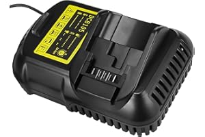 BASTERBEST Cargador Rápido 12V-20V 3A para Dewalt Cargador DCB105 DCB112 DCB107 para Dewalt Batería DCB101 DCB115 DCB120 DCB127 DCB203 DCB204 DCB206 DCB606