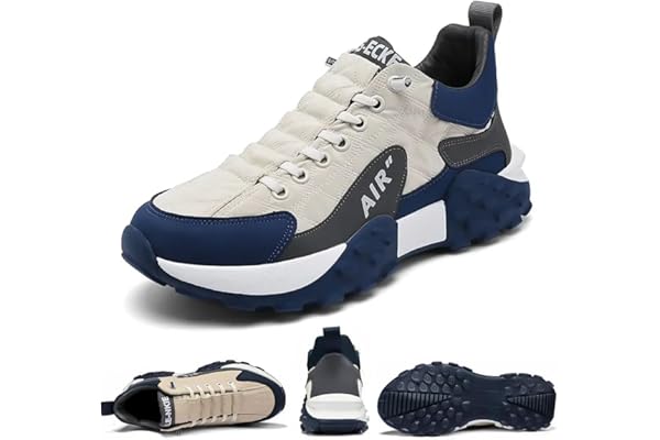 Chaussures sport basses orthopédiques confortables, larges et neutres pour homme, étanches, Air AIP, pour la marche, le tennis, courir