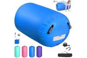 AIRTRACK MATTE Air Roller Inflatable Tumbling Gymnastics Mat Air Roll Barrel Tumble, 100/120cm Yoga Gymnastics Fitness Roll