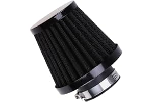 MOCNT Filtre à Air 59mm 60mm 61mm Filtre d'admission d'air de Voiture Filtre de Reniflard de Turbo Filtre d'admission d'air Froid pour Moto Filtre d'entrée d'air Filtre Noir