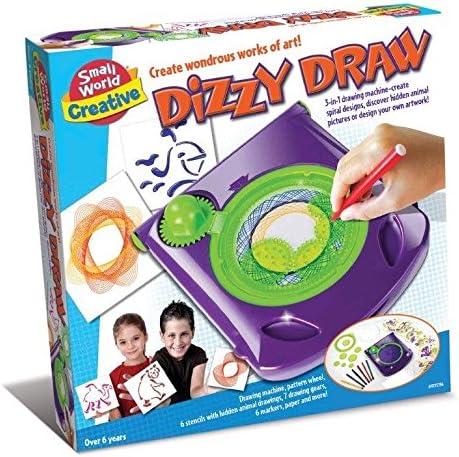 Boys Girls Children Kids Make Your Own Art Dizzy Draw - Popular Creative - Birthday Christmas Present Gift Fun Arts &amp; Crafts Games &amp; Toys Idea Age 6+ After School Activity Kit
