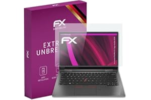 atFoliX Protection Écran Film de verre en plastique compatible avec Lenovo ThinkPad X1 Yoga 4rd Gen 2019 Verre film protecteur, 9H Hybrid-Glass FX Protection Écran en Verre trempé de plastique