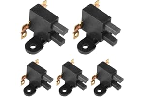 Ouitble Balais de charbon, 5 pièces 2kw-3kw 168F accessoires de générateur d'essence ensemble de balais de charbon de haute qualité pour générateur d'essence