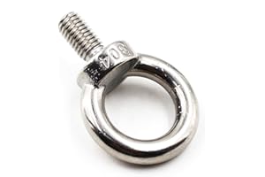 SEERAPHEE M4 Ring Shape Lifting Threaded Eye Bolt 304 Stainless Steel For Eye Nut Fastener-20 Pack