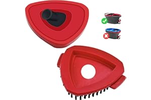 HEZANE Recambio de cabeza giratoria cepillo triangular para Turbo Mop Head Vileda, accesorio compatible con Turbo Smart Spin