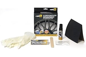 ‎RAID HP Raid HP 340003 Aluminiumfelgen Reparatur Kit, schwarz matt