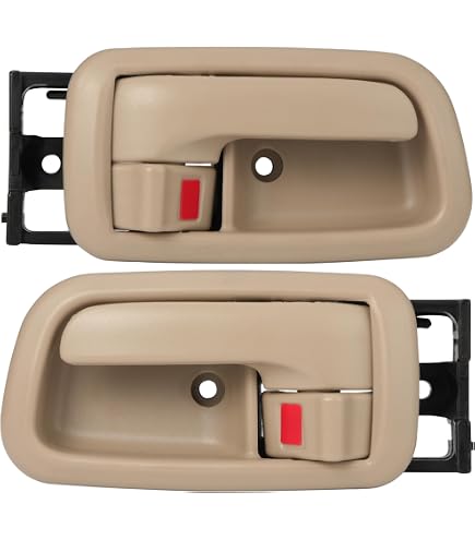 4-Pack Gray Interior Door Handles For 2005-2010 Jeep Grand Cherokee (Front & Rear, All 4 Doors)