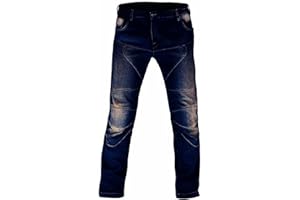 Juicy Trendz® Pantalones Hombre Moto con Protección Pantalón Moto Hombre Vaquero Jeans Moto Hombre