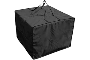 Errum Garden Furniture Cushion Storage Bag 210D Oxford Fabric Waterproof Storage Bag Heavy Duty Furniture Patio Cushion Christmas Tree Storage Bag (81x81x61cm)