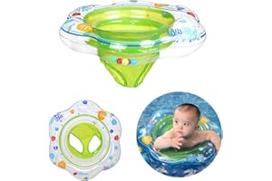 XQMMGO Baby Swimming Ring Float, Swimming Pool Bathing Accessories for Children, Toddlers and Infants, Inflatable Swimming Ring with Seat for Babies Aged 6-36 Months