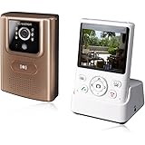 2.4G Wireless Video Doorbell, iCreation DIY Door Phone Intercom with Wide Angle Camera, Night Version, PIR Sensor, 200M Long