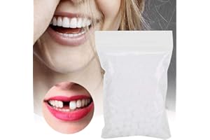 ZETILING Dentaduras de Carillas Instantáneas, Dentaduras Postizas, Dientes Postizos Temporales Reparación de Dientes Reparación Temporal de Dientes Conjunto para Material de Relleno Dental Faltante(10g)