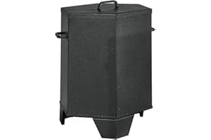 Milo srl Porta Carbone Brace Carboni Legna SPEGNI Brace Fuoco Carboni Grande 39 X 50 CM