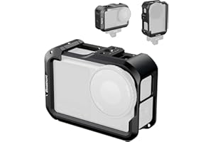 ‎SMALLRIG SMALLRIG Klatka Action 6 do DJI Osmo Action 6 z interfejsami rozszerzeń, zimną stopką, gwintem 1/4"-20, szybkozłączką, aluminiowa klatka do kamery akcji do DJI Action 6, ochronna klatka - 5888