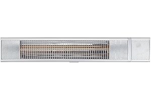 Enders Florenz Estufa electrica pequeña con infrarrojos de pared - Lampara infrarrojos eléctrica y negra para exterior e interior para terrazas y jardín de invierno #4922