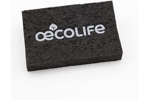 ‎ŒCOLIFE oecolife Pop-Up Schwamm, aus 100% Zellulose, extrem saugfähig und langlebig, biologisch abbaubar, bis 60° waschbar, perfekt zum Spülen in der Küche
