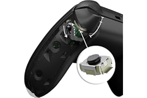 eXtremeRate Upgrade Clicky Hair Trigger Kit für FLEXOR Grips Trigger Stop Kit,DIY-Clicky LTRT Kabel Mod Ersatzteil für Xbox Series X&S Controller FLEXOR Clicky&Trigger Stopper Grips Kit–Ohne Griffteil