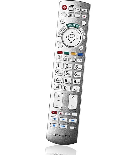 Telecommande Panasonic N2QAYB000715 Télécommande Pour Panasonic Viera TV TX-LR42DT50 TX-LR47DT50 TX-LR47WT50 TX-LR55WT50 TX-L42ET50E TX-L42ET50B Telecommande Panasonic Tv