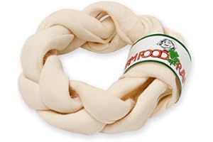 FARM FOOD HE Farm Food Rawhide Dental Braided Donut - Small (± 13 cm)