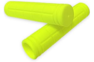 FRSOHEWIN Manopole per bicicletta, impugnature ergonomiche, in gomma, antiscivolo, per bicicletta, mountain bike, 1 paio di bici da città, mountain bike, mountain bike, 120 mm, colore nero