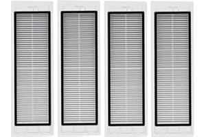 CHUANCHENG Paquete de 4 filtros para robot aspirador Xiaomi MI Roborock S5 Max, S50, S6, T6, T7/T7 Pro