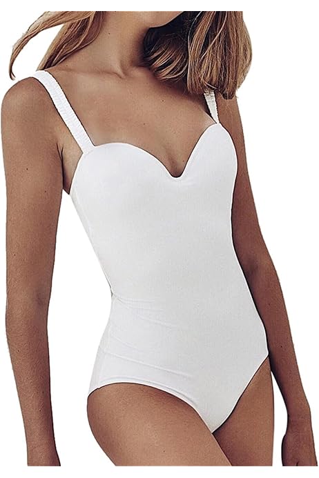 Pantaloncini Mare Costume Da Bagno Intero Donna Curvy Monokini