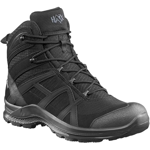 Bottes De Sécurité HAIX Black Eagle Safety 50 Mid – Goretex S3 – Noires – Taille 41