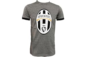 Perseo Maglietta Juventus Calcio Abbigliamento T-Shirt Juve Logo Ovale Taglie Bambino Adulto PS 26965