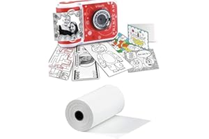 MATERIEL-PRO 10 bobines rouleaux pour Appareil Photo 57 X 30 mm Impression Papier thermique Recharge papier kidizoom print cam, photo studio, photo creator, Vtech