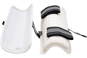 chiwanji Espinilleras Universales para Taekwondo, Protección para Niños Y Adultos, Almohadilla Protectora para Entrenamiento de Espinilleras para MMA Fighting, 26,3 cm XS